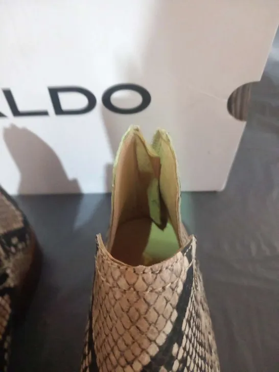 BOXED ALDO KAICA BEIGE LADIES SIZE 3