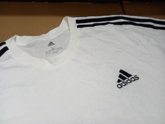 ADIDAS WHITE T-SHIRT - L