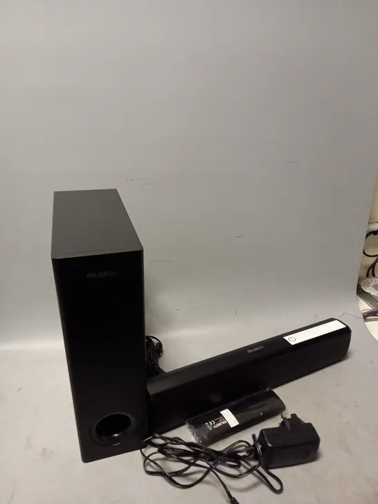 BOXED MAJORITY BOWFELL SOUNDBAR WITH SUBWOOFER