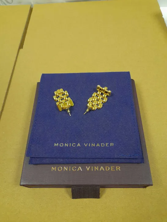 MONICA VINADER CHAIN COCKTAIL DROP EARRINGS