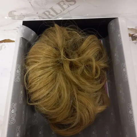 EASILOCKS HD FIBRE ELASTICATED SCRUNCHIE SAND AND VANILLA 