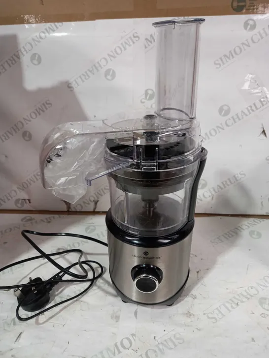 COOK'S ESSENTIALS 400ML COMPACT DOUBLE BLADE FOOD PROCESSOR