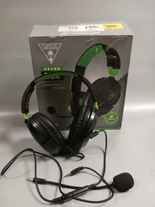 BOXED TURTLE BEACH RECON 50X WIRED GAMING HEADSET FOR XBOX 