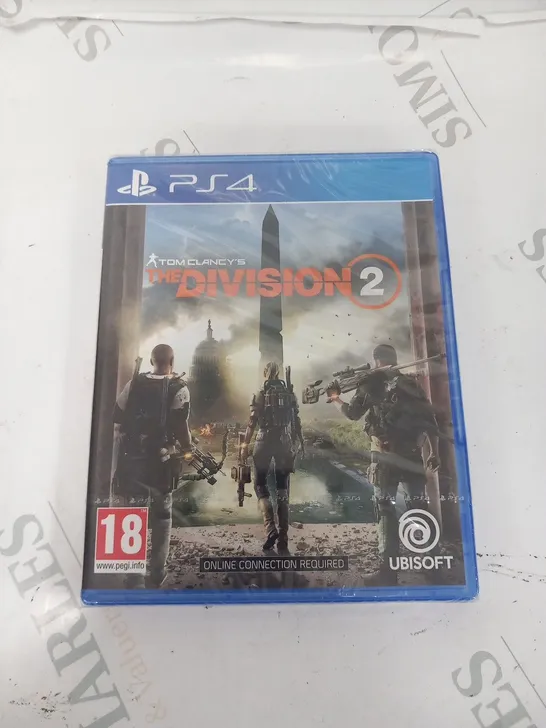 PLAYSTATION 4 TOM CLANCY'S THEDIVISION 2