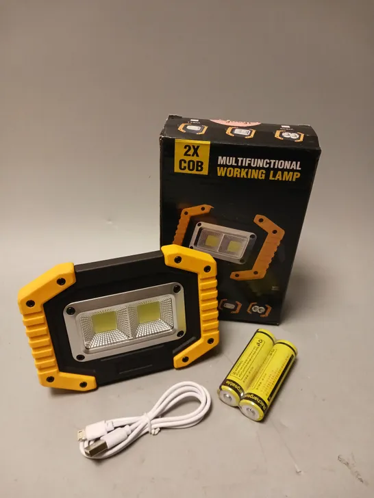 BOXED 2X COB MULTIFUNCTIONAL WORKING LAMP 