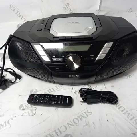 BOXED PHILIPS BOOMBOX CD 12W OF POWERFUL SOUND WIRELESSLY