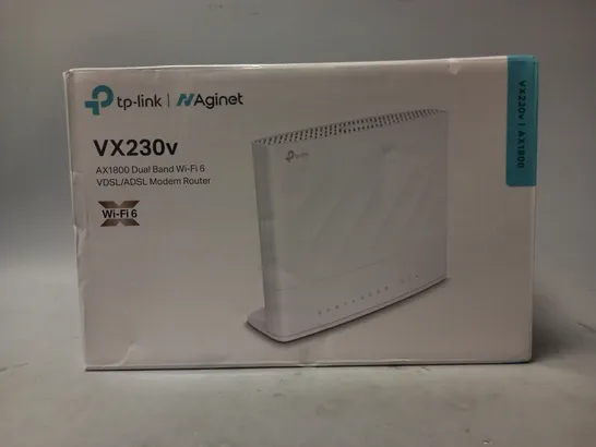 BOXED TP-LINK XV230V AX1800 DUAL BAND WI-FI 6 MODEM ROUTER