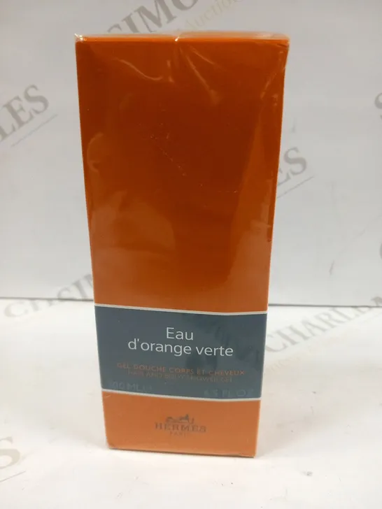 BOXED AND SEALED HERMES EAU D'ORANGE HAIR BODY AND SHOWER GEL