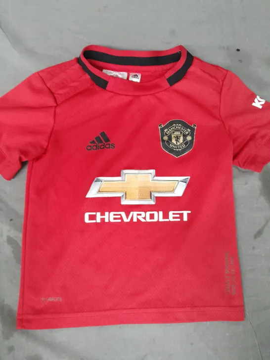 ADIDAS CHILDREN'S MANCHESTER UNITED TOP SIZE 18-24 MONTHS