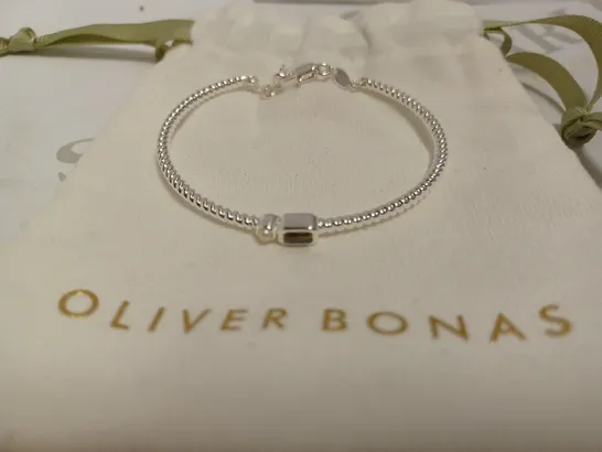 OLIVER BONAS SILVER EFFECT BRACELET