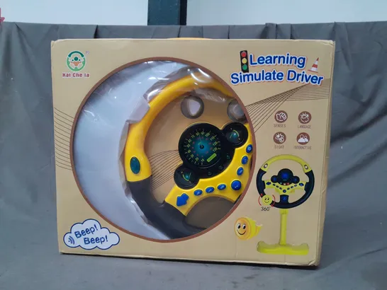 BOXED KIDS DRIVING STEERING WHEEL TOY