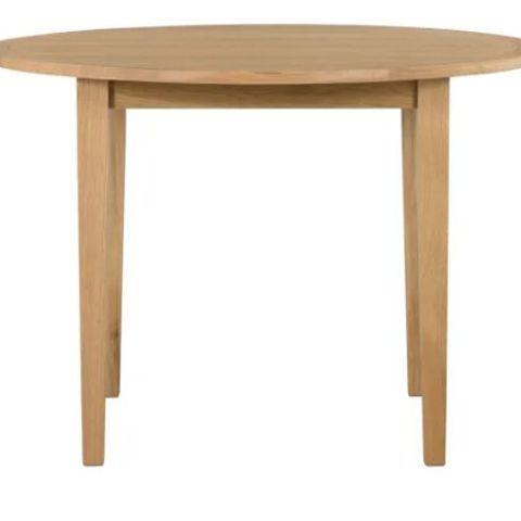 BOXED MADDOX ROUND TO OVAL DINING TABLE 
