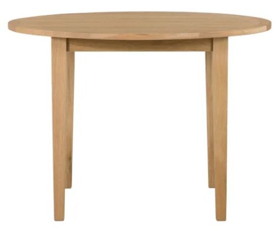 BOXED MADDOX ROUND TO OVAL DINING TABLE 