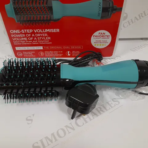 BOXED REVLON NEW TEAL EDITION ONE STEP VOLUMISER