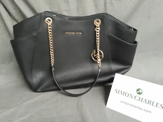 MICHAEL KORS BLACK BAG WITH CHAIN HANDLE