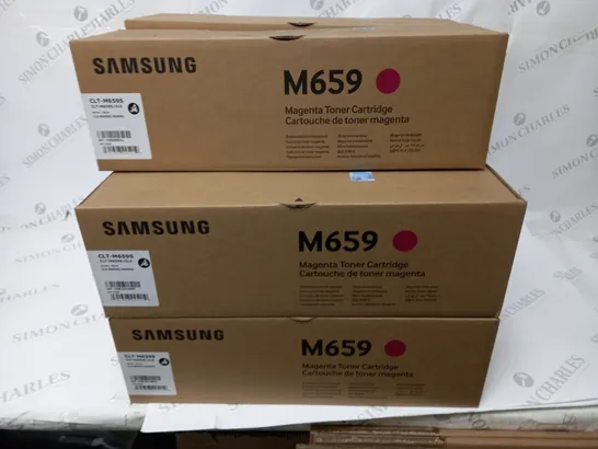 LOT OF 8 SAMSUNG M659 MAGENTA TONER CARTRIDGES