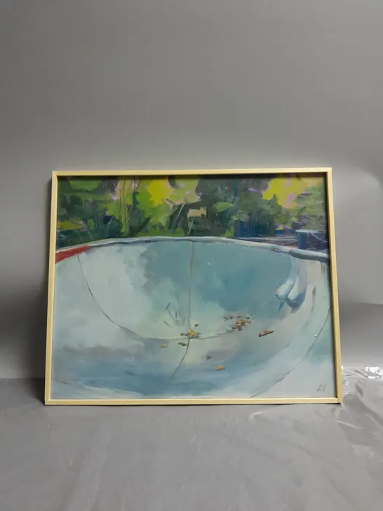 FRAMED LOT OF 2 LORNA GOLDFINCH PAINTINGS 