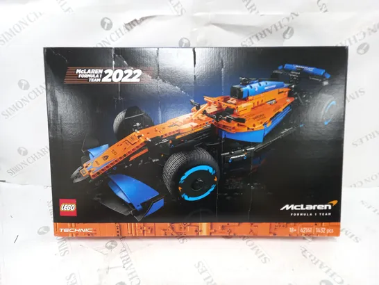 BOXED LEGO TECHNIC MCLAREN FORMULA 1 RACE CAR 2022 (42141) RRP £169.99