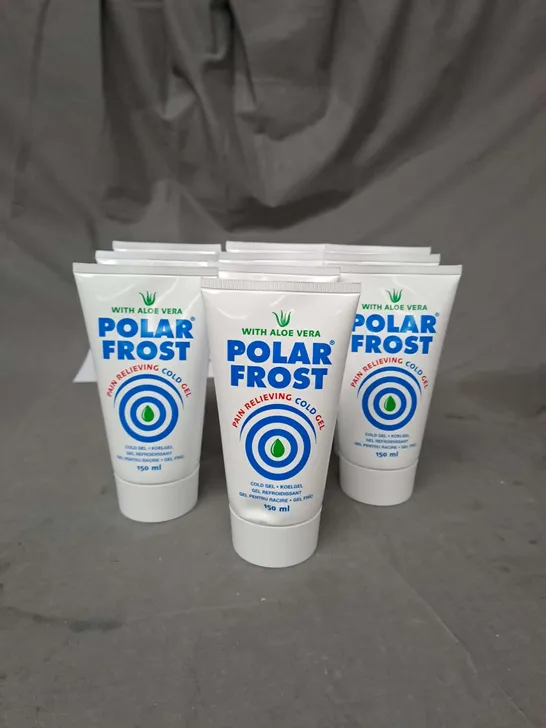 LOT OF 10 POLAR FROST PAIN RELIEVING COLD GEL 150ML