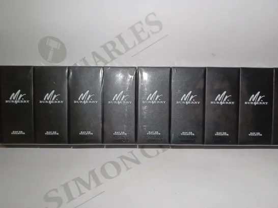 LOT OF APPROX 20 X 2ML BURBERRY MR BURBERRY EAU DE TOILETTE SAMPLES	