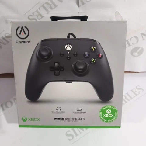 BOXED POWER A XBOX WIRED CONTROLLER