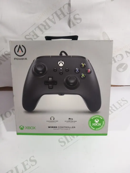 BOXED POWER A XBOX WIRED CONTROLLER