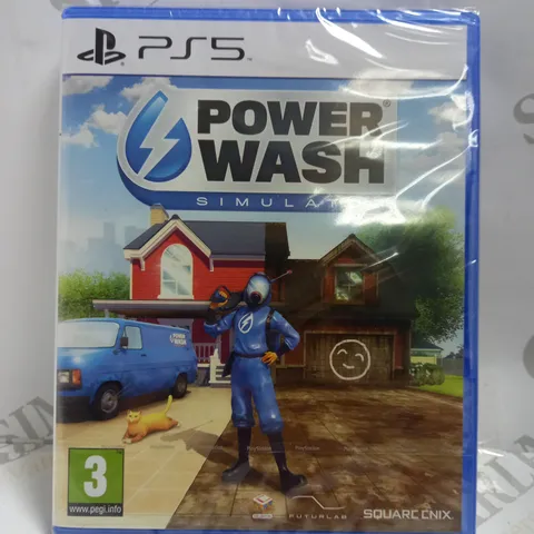 SEALED POWERWASH SIMULATOR GAME FOR PS5