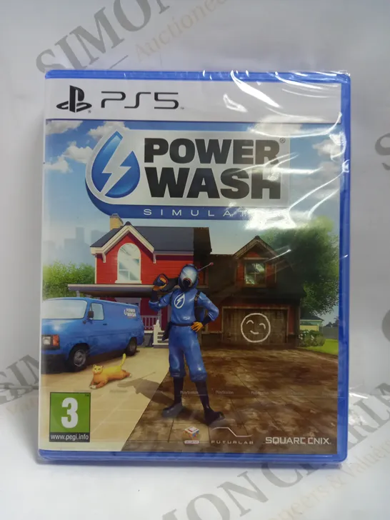 SEALED POWERWASH SIMULATOR GAME FOR PS5