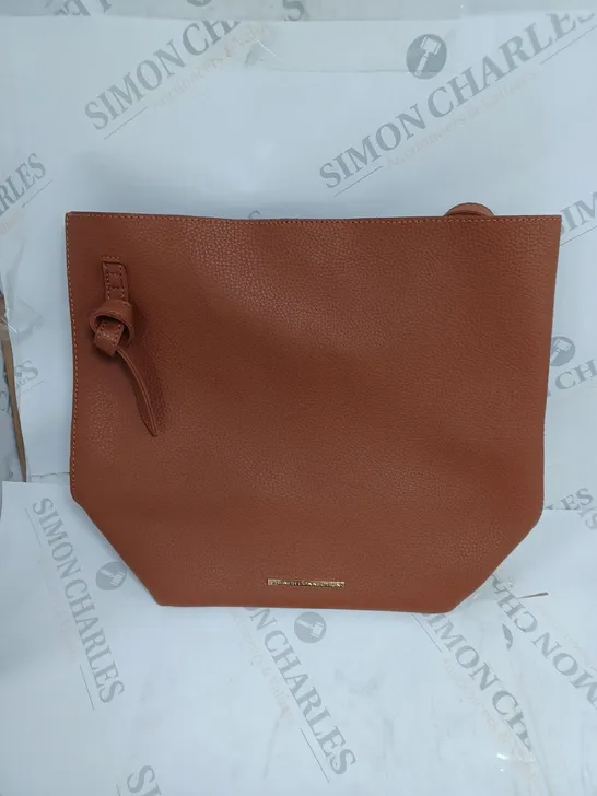 FRENCH CONNECTION TAN STRAP BAG 