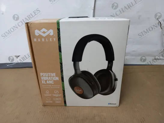 BOXED MARLEY POSITIVE VIBRATIONS ANC BLUETOOTH HEADPHONES