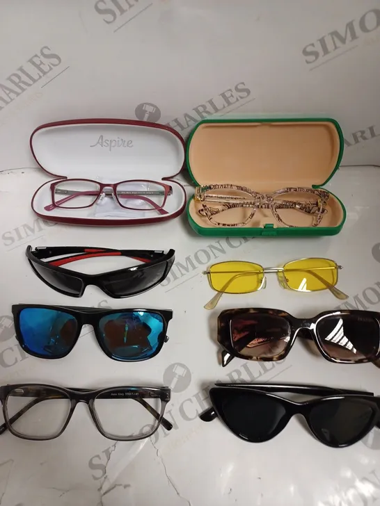 APPROXIMATELY 15 ASSORTED PRESCRIPTION & SUNGLASSES TO INCLUDE ASPIRE, MORGAN, AERO GREY ETC 