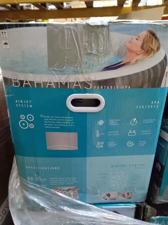 BOXED LAY-Z-SPA PORTABLE BAHAMAS SPA (COLLECTION ONLY)