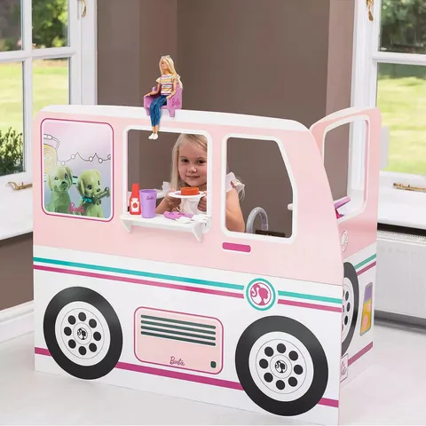 BOXED BARBIE DELUXE WOODEN CAMPERVAN WITH ACCESSORIES [COLLECTION ONLY]