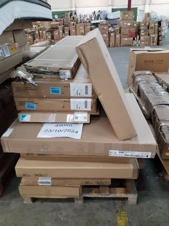 PALLET CONTAINING ASSORTED FLATPACK PARTS