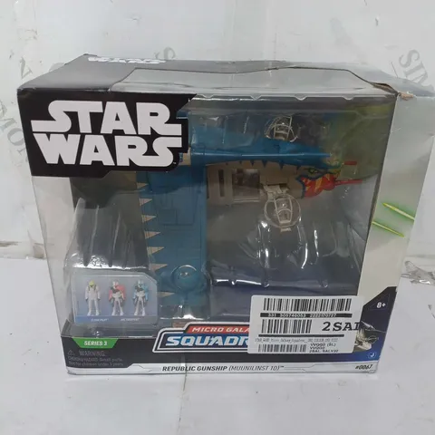 BOXED STAR WARS MICRO GALAXY SQUADRON REPUBLIC GUNSHIP