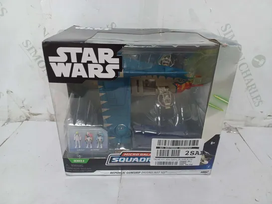 BOXED STAR WARS MICRO GALAXY SQUADRON REPUBLIC GUNSHIP