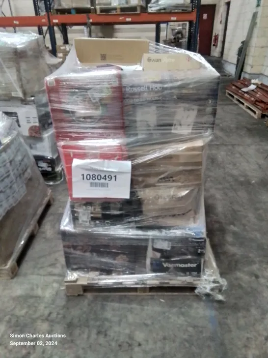 PALLET OF APPROXIMATELY 21 UNPROCESSED RAW RETURN HOUSEHOLD AND ELECTRICAL GOODS TO INCLUDE;