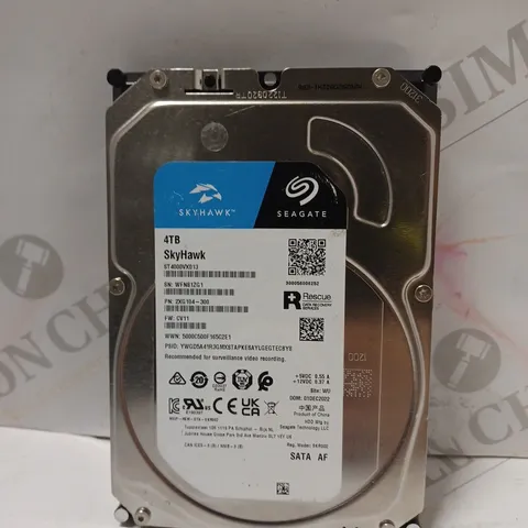 SEAGATE SKYHAWK 4TB HARD DRIVE