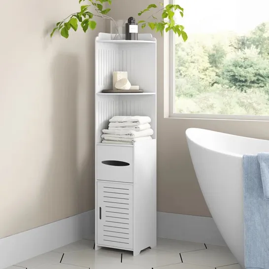 BOXED KIRKBRIDE FREESTANDING TALL BATHROOM CABINET (1 BOX)