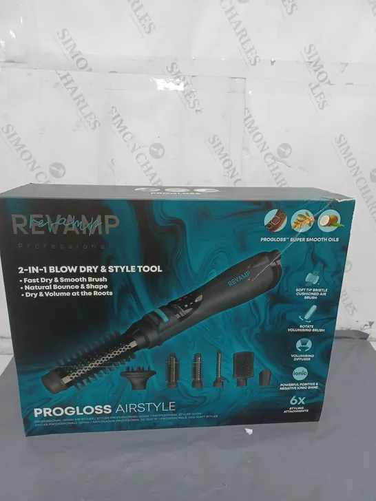 REVAMP PROGLOSS AIRSTYLE 2-IN-1 BLOW DRY AND STYLE TOOL