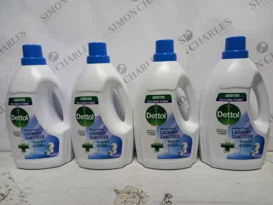 SET OF 4 DETTOL ADDITIVE LAUNDRY SANITISER 