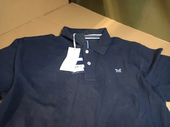 CREW CLOTHING NAVY OCEAN POLO - XL