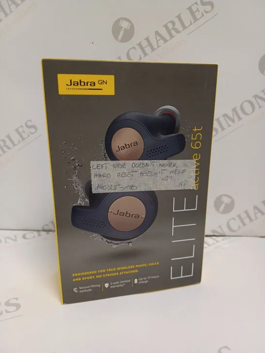 BOXED JABRA ELITE ACTIVE 65T EARBUDS