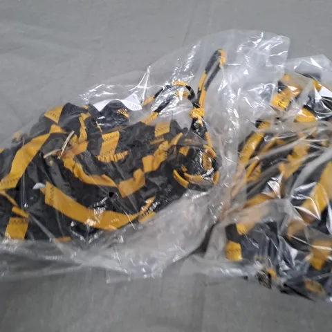 BOX OF APPROX 30 ASSORTED GOLD STRIPE BIKINIS- SIZES VARY 