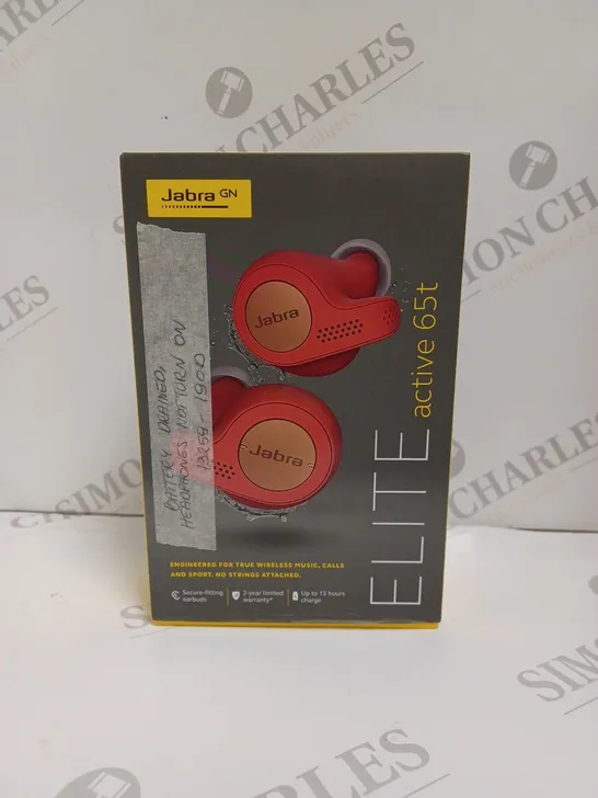 BOXED JABRA ELITE ACTIVE 65T EARBUDS