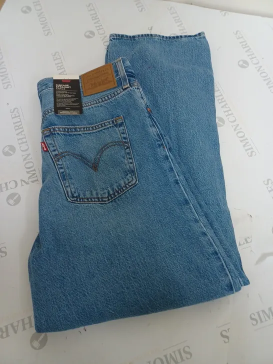 LEVI RIBCAGE STRAIGHT DENIM JEANS SIZE 31/29