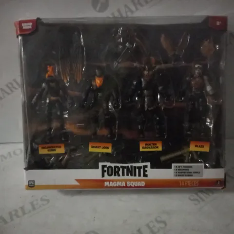 BOXED FORTNITE SQUAD MODE MOLTEN LEGENDS FIGURES