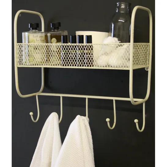 BOXED ALBERT WALL MOUNTED COAT RACK (1 BOX)