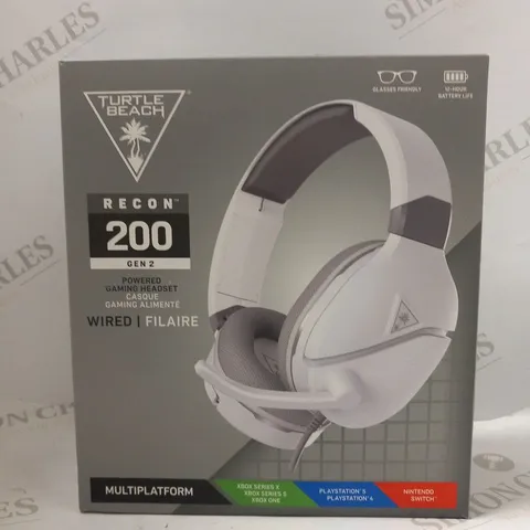 BOXED TURTLE BEACH RECON 200 GEN 2 POWERED GAMING HEADSET