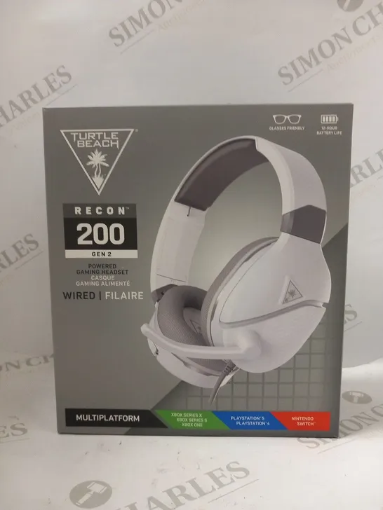 BOXED TURTLE BEACH RECON 200 GEN 2 POWERED GAMING HEADSET